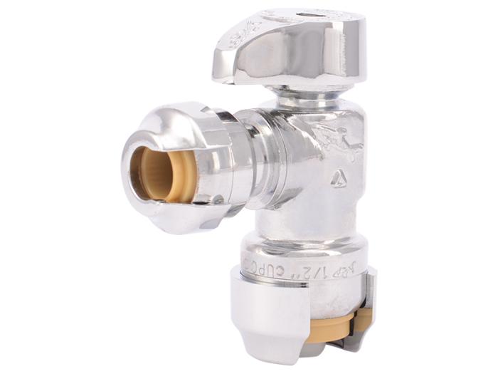 Brass Push Angle Stop - SKU: 23048-0000LF