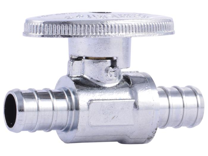Brass Crimp Multi-Turn Straight Stop - SKU: 23063LF