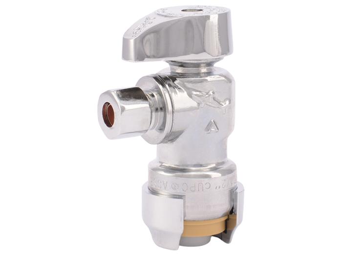 Brass Push Angle Stop - SKU: 23336-0000LF