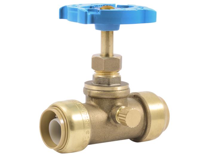 Stop Valve with Drain / Vent - SKU: 24635LF