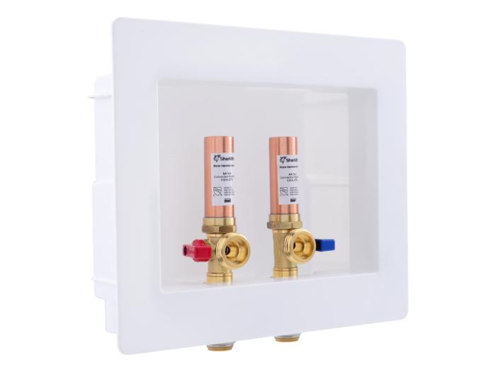 SB WASHING MACHINE OUTLET BOX W/ WTR ARR