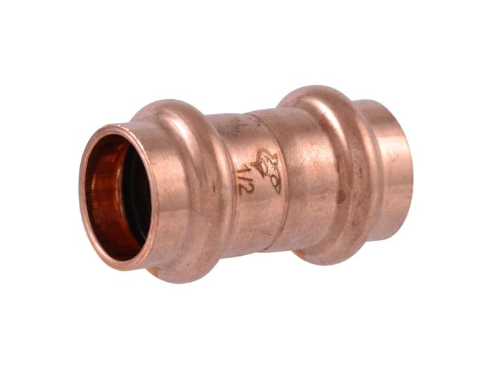 1/2-inch x 1/2-inch Copper Press Coupling