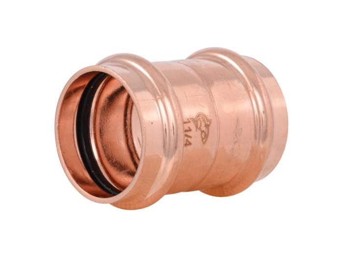 1-1/4-inch x 1-1/4-inch Copper Press Coupling