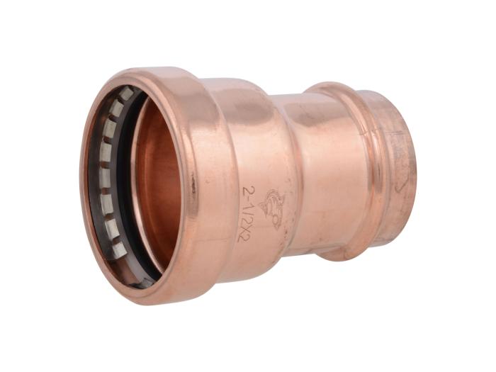 2-1/2-inch x 2-inch Copper Press Reducer Coupling