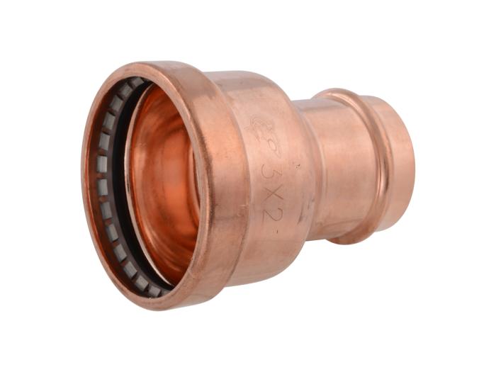 3-inch x 2-inch Copper Press Reducer Coupling