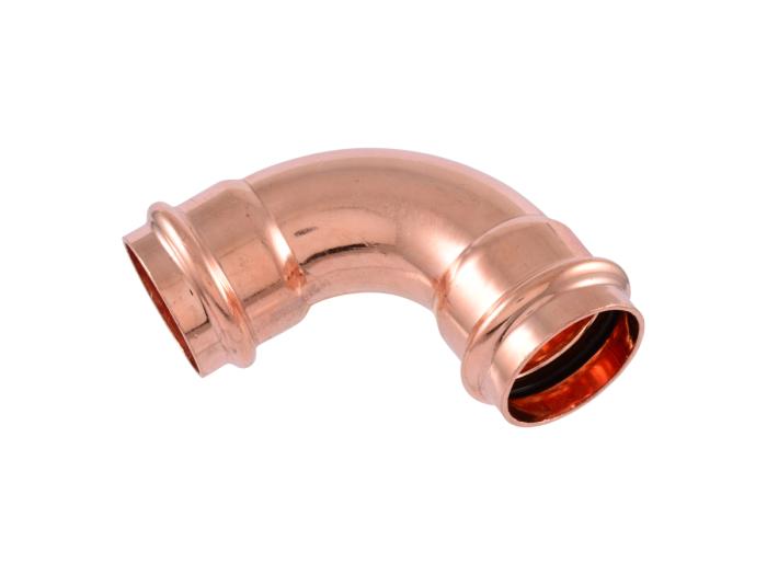 1-1/2-inch x 1-1/2-inch Copper Press 90° Elbow