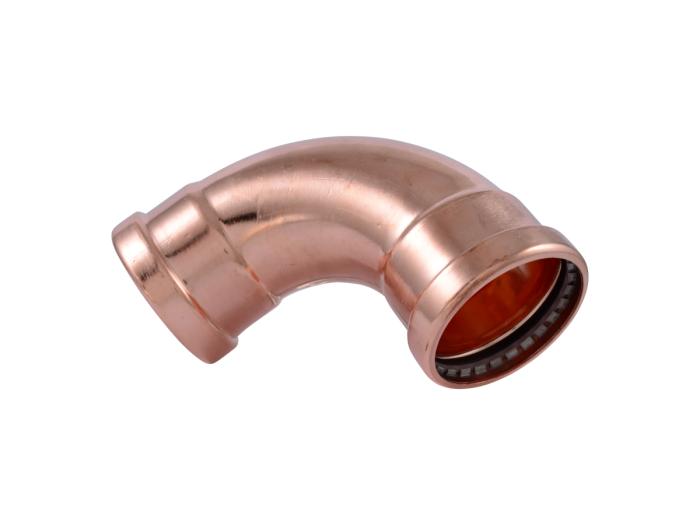 3-inch x 3-inch 90° Copper Press Elbow
