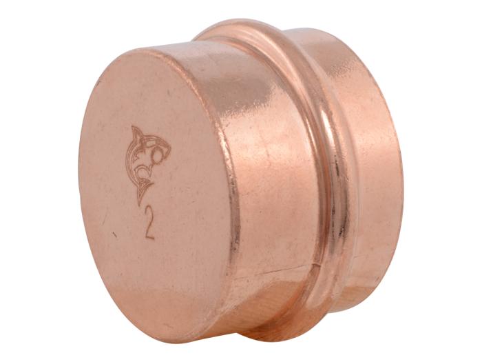2-inch Copper Press End Cap