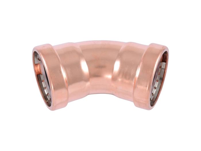 2-1/2-inch x 2-1/2-inch Copper Press 45° Elbow