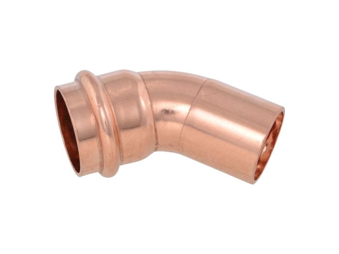 1-inch Copper Press x 1-inch FTG 45° Street Elbow