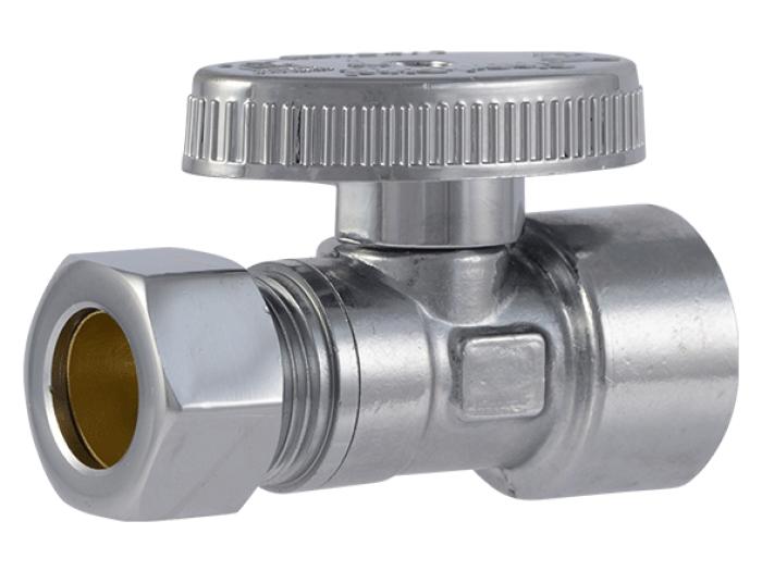 Iron Pipe Straight Stop  - SKU: FIPS1212Z