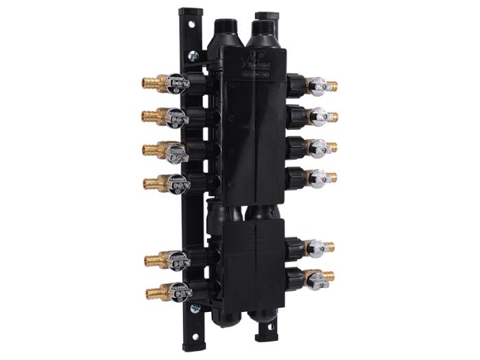 Home Run Manifold with Brass Crimp Ball Valve - SKU: RM22712