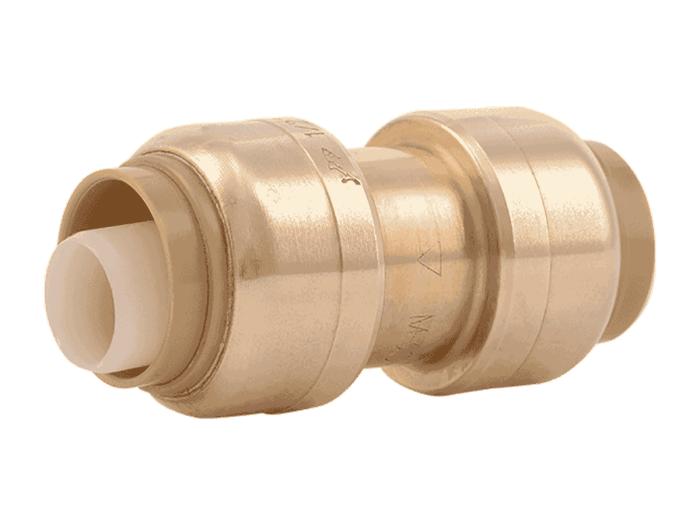 3 8 Brass Coupling 10 Piece XFITTING 1/2\" Push Fit X 7/8\" Ballcock Toilet Straight Connector Brass 3 8 Hose Coupler
