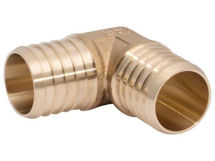 Brass Crimp Elbow - SKU: UC0235