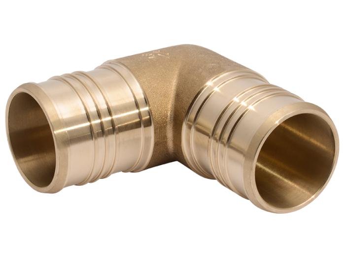 Brass Crimp Elbow - SKU: UC0254