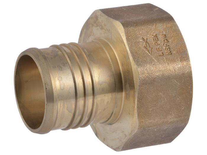 Brass Crimp Female Connector - SKU: UC115450F