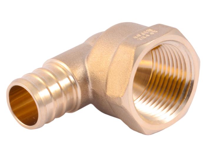 Brass Crimp Female Elbow - SKU: UC314LF