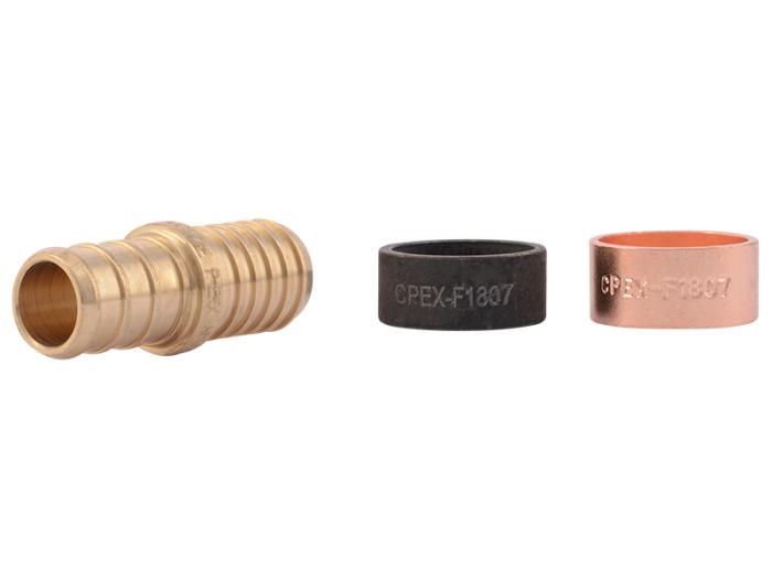 Brass Crimp Polybutylene Adapter - SKU: UC4008LF