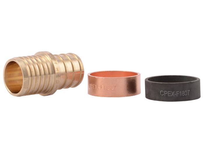 Brass Crimp Polybutylene Adapter - SKU: UC4016LF