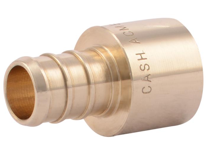 Brass Crimp Female Sweat Adapter - SKU: UC600LF
