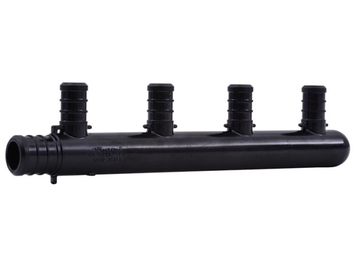 Poly Crimp Multi-Port Tee - SKU: UPMPT4C