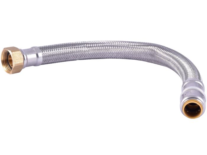SharkBite Max brass push-to-connect Braided Water Heater Connector