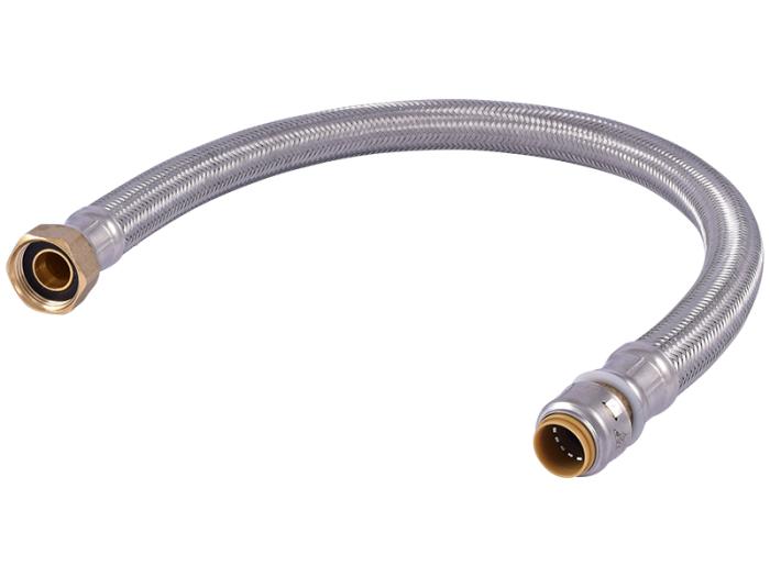 SharkBite Max brass push-to-connect Braided Water Heater Connector