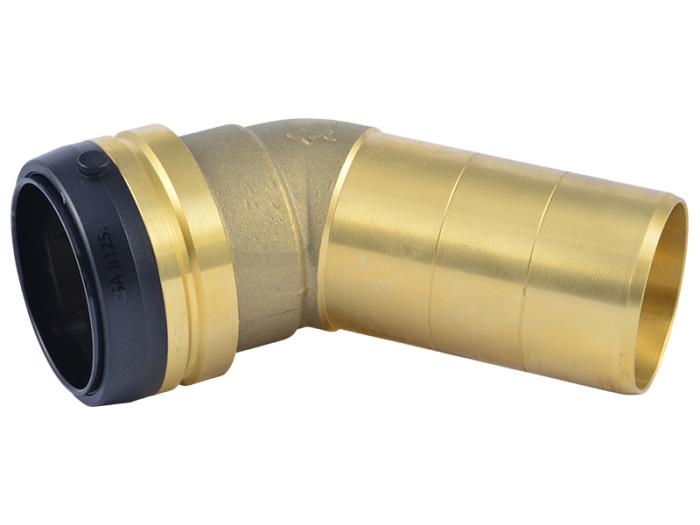5-Pack Brass 45 Degree Elbow Fittings – 1/4" NPT Pipe Thread, USA Made, For Air & Water Lines 11 thumbnail image