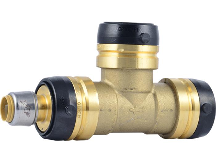 Brass Push Reducing Tee - SKU: UXL08351635