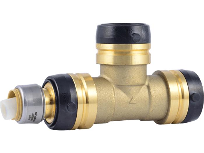 Brass Push Reducing Tee - SKU: UXL08352235