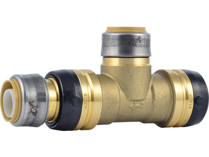 Brass Push Reducing Tee - SKU: UXL08352828