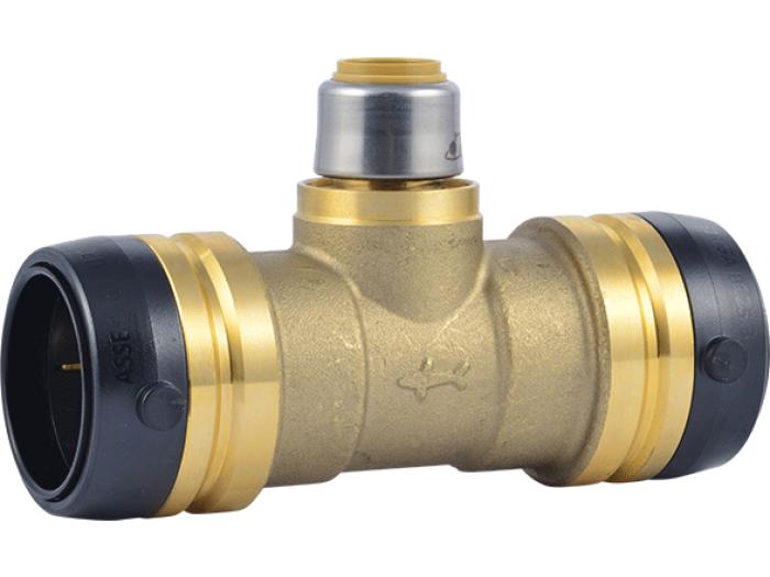 Brass Push Reducing Tee - SKU: UXL08353516