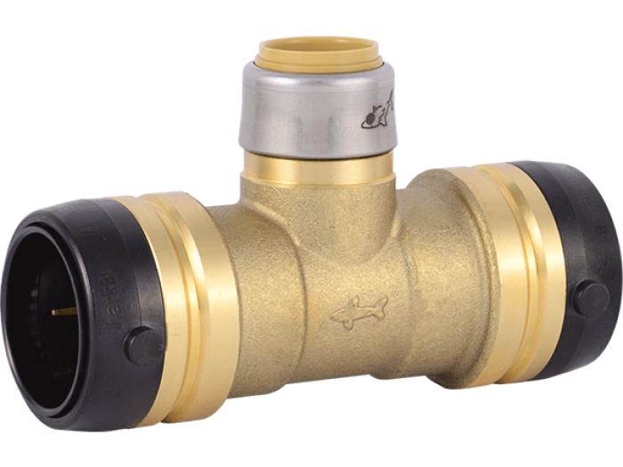Brass Push Reducing Tee - SKU: UXL08353522