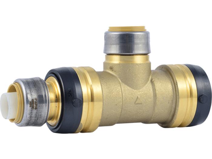 Brass Push Reducing Tee - SKU: UXL08412828
