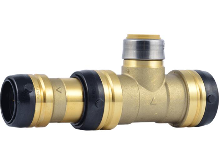 Brass Push Reducing Tee - SKU: UXL08413528