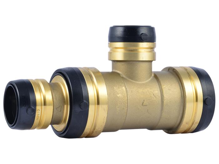 Brass Push Reducing Tee - SKU: UXL08543535