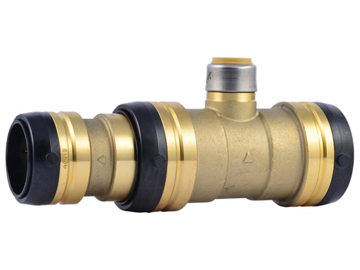 Brass Push Reducing Tee - SKU: UXL08544122