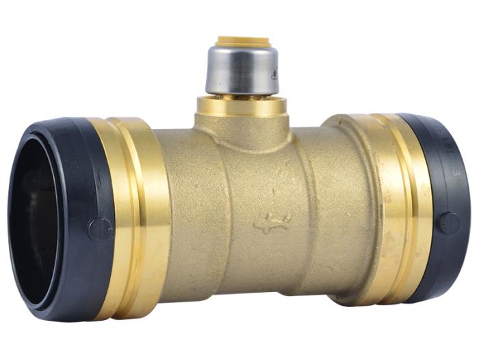 Brass Push Reducing Tee - SKU: UXL08545416