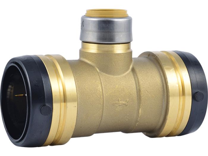 Brass Push Reducing Tee - SKU: UXL08545428