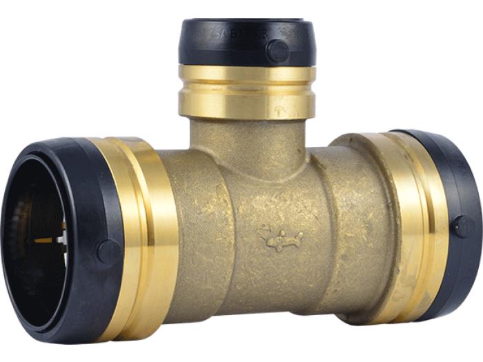Brass Push Reducing Tee - SKU: UXL08545435