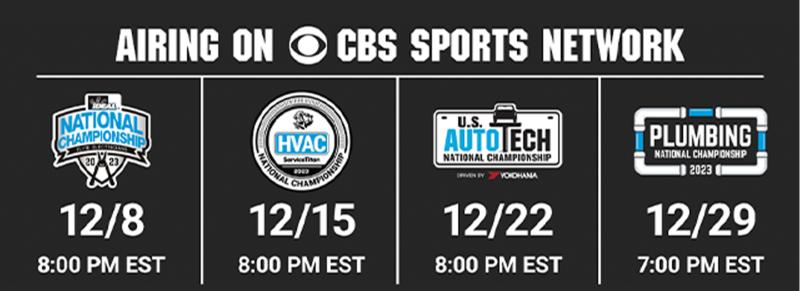 Elite Trades Championship airing schedule.