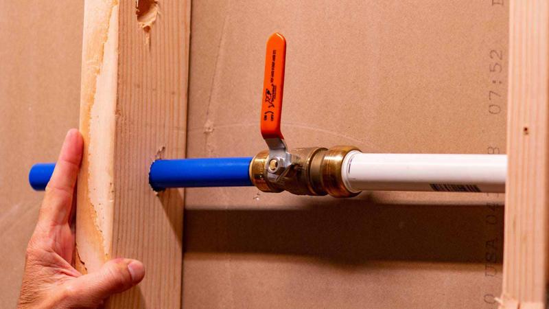 PVC transition install