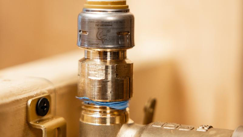 sharkbite max shower valve install
